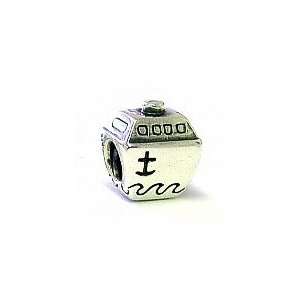 Authentic Carlo Biagi Cruise Ship Bead Charm   .925 Sterling Silver 