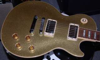 2000 Gibson Les Paul Standard   Gold Sparkle   Rosewood Fretboard 
