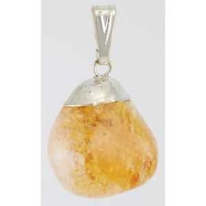  NEW Tumbled Citrine pendant   JGTC