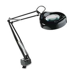 NEW LEDU L745BK CLAMP ON FLUORESCENT SWING ARM MAGNIFIER LAMP WITH 5 