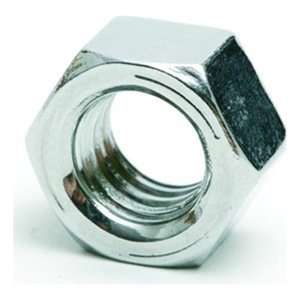  3/8 24 Grade 2 Polished Chrome Plated Hex Nut, Pack of 10 