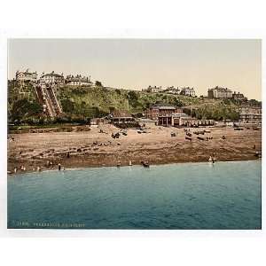 West Cliff,Folkestone,England,c1895 