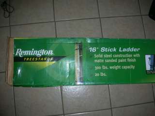 Remington Treestands   16 Stick Ladder   Steel   300 lb Weight 