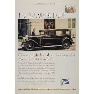 1929 Ad Buick Limousine Sedan 60L Vintage Car Chauffeur   Original 