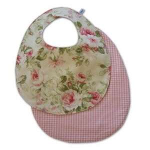  Lilypad Baby Reversible Baby Bib   Vintage Floral Baby