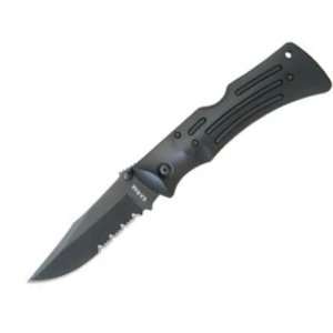 Ka bar Knives 3051 Mule Lockback Knife with Partially Serrated Blade 