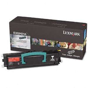  Lexmark  E352H21A High Yield Toner, 11000 Page Yield 