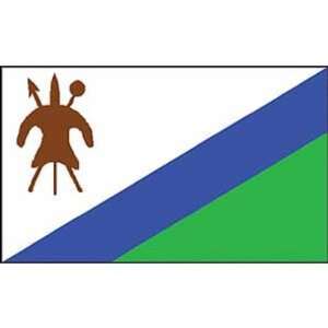  Lesotho Flag 12 x 18 Patio, Lawn & Garden