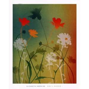  karis garden I Poster by Elizabeth Downing (18.00 x 22.50 