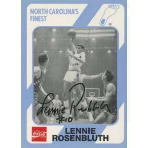 Lennie Rosenbluth Autographed Trading Card