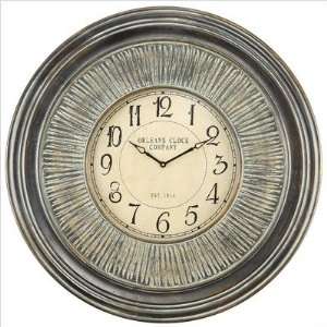  Cooper Classics 4962 Lenna Wall Clock in Distressed Aged 