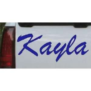  Kayla Car Window Wall Laptop Decal Sticker    Blue 30in X 