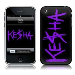   Skins MS KESH20001 iPhone 2G 3G 3GS  Ke$ha  Purple Skin Electronics