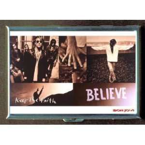 BON JOVI KEEP THE FAITH ID Holder, Cigarette Case or Wallet MADE IN 