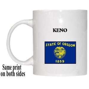 US State Flag   KENO, Oregon (OR) Mug 