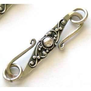  Sterling Silver Handcrafted Bali Bead Clasp Arts, Crafts 