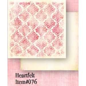   Thinking Double Sided Paper 12X12 Heartfelt Arts, Crafts & Sewing
