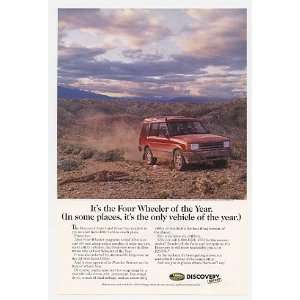   Land Rover Discovery Four Wheeler of the Year Print Ad (19925) Home