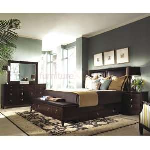   Bed w/ Bench Footboard Bedroom Set (King) by Kincaid