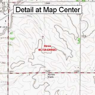   Quadrangle Map   Kiron, Iowa (Folded/Waterproof)