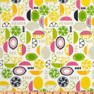  44 Wide Kitchy Kitchen Fruit Slices Pink Fabric By The 