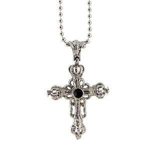  Kuroshitsuji Gothic Cross Crown Necklace 