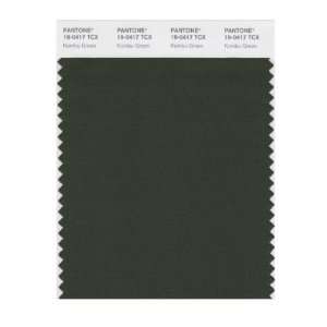   SMART 19 0417X Color Swatch Card, Kombu Green