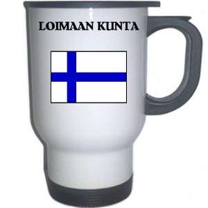  Finland   LOIMAAN KUNTA White Stainless Steel Mug 