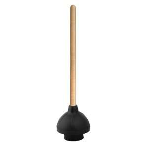  Heavy Duty Korky Plunger with 21 Inch Wooden Handle