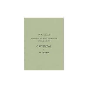  Cadenzas to Mozarts Concerto for 2 Pianos and Orchestra 