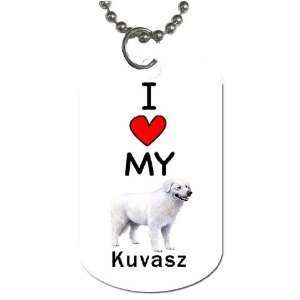  I Love My Kuvasz Dog Tag 
