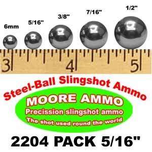   2,204 pack 5/16 Steel Ball slingshot ammo (10 lbs)