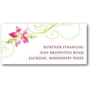  Business Holiday Address Labels   Poinsettia Post By Hello 