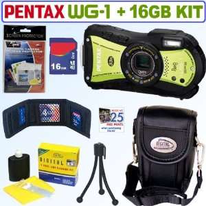   Camera with GPS (Yellow/Green) + 16GB Accessory Kit