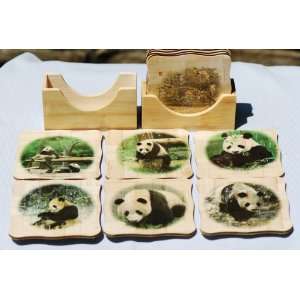  Bamboo Coaster   Pandas 