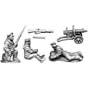  28mm Historical Russian Sailors Maxim MG Toys & Games