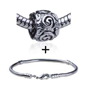   Charm Bead Bracelet By Price Fits Pandora Charms Pugster Jewelry