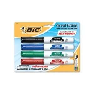 BIC Great Erase Low Odor Whiteboard Markers  Assorted 