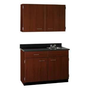   Wall Unit and 2 Door, 1 Drawer Right Sink Base Unit