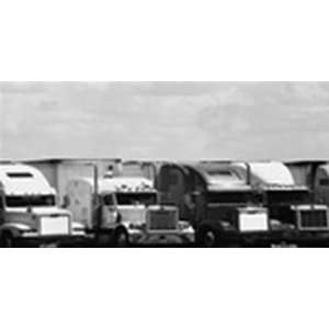  Truck Stop in Black and White LICENSE PLATE plates tag 