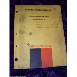 New Holland 995 Combine OEM Parts Manual (issue 3 69) New Holland 