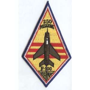    188th TFS 250 MISSIONS VIETNAM F 100 6 Patch