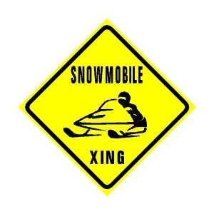  SNOWMOBILE CROSSING sign * street transport