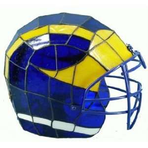 Michigan Wolverines Stained Glass Helmet Light