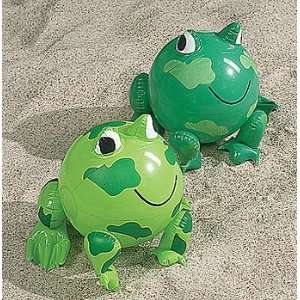  Inflatable Frog Beach Balls   Games & Activities & Balls 