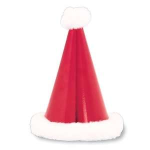  Red Foil Santa Hats