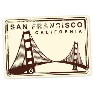  San Francisco travel vinyl window bumper suitcase sticker 