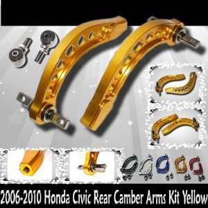  2006 2010 Honda Civic Rear Camber Arms Kit Fg Fa YELLOW 