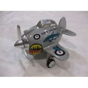  Diecast Miniature Character Airplanes Available in Silver 