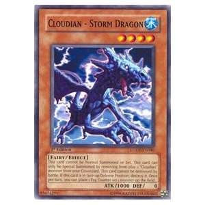   Yu Gi Oh Cloudian   Storm Dragon   Light of Destruction Toys & Games